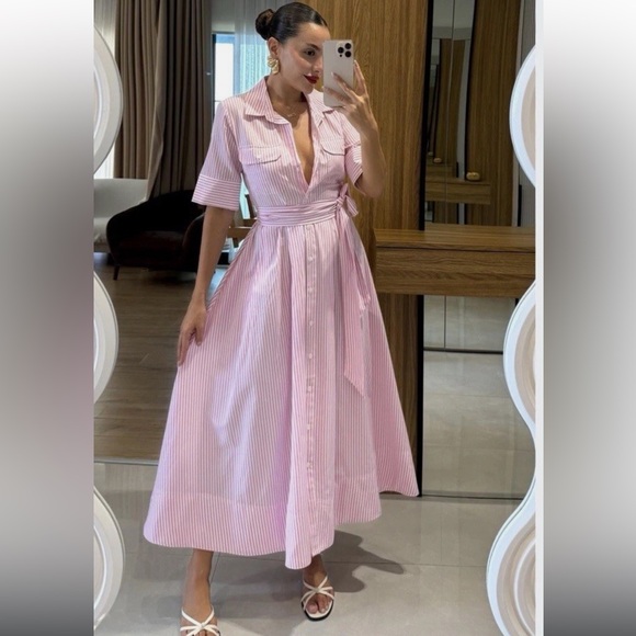 Zara ZW Collection Poplin Shirt Dress - Picture 2 of 16